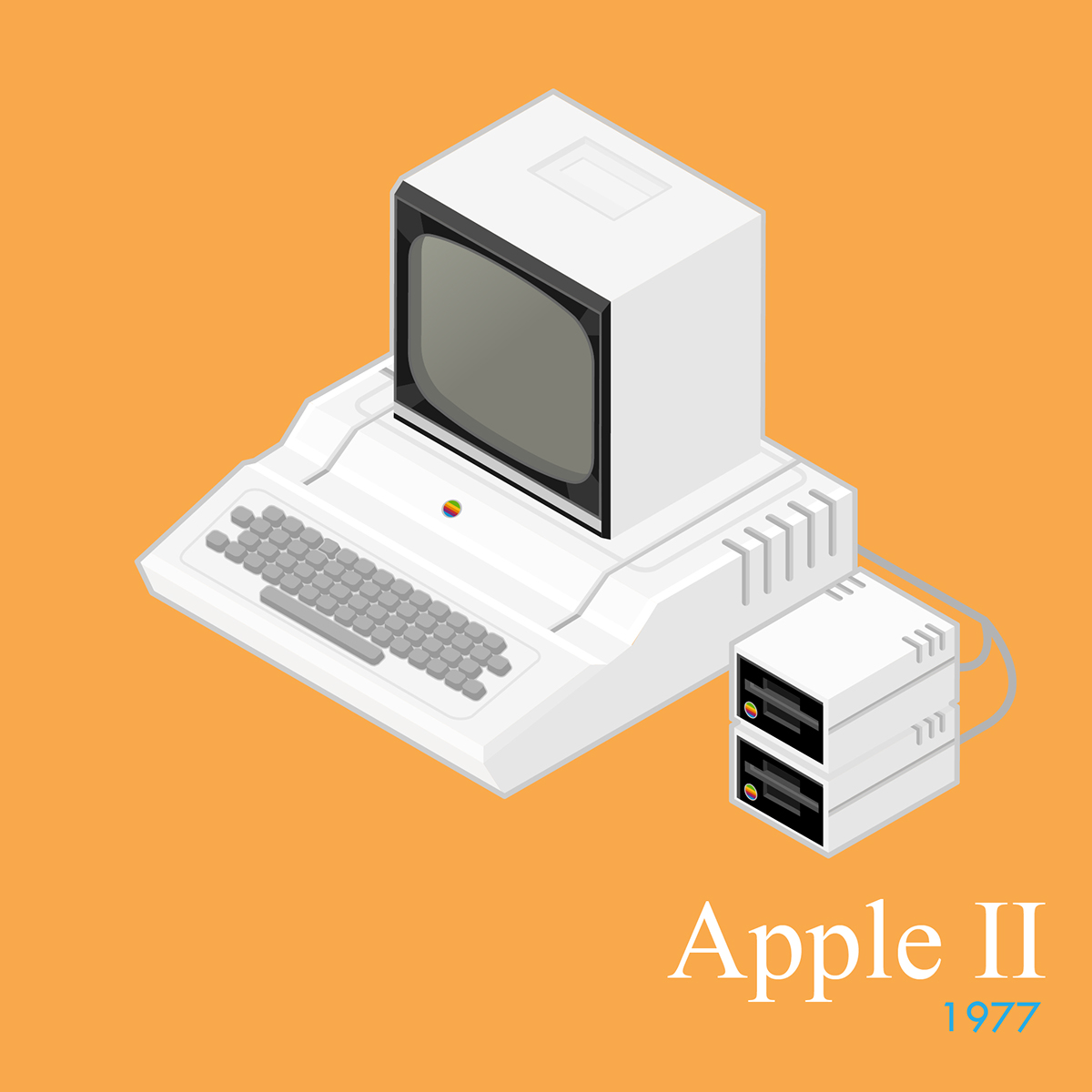 Icon isomatric   Computer mac graphic art apple Macintosh