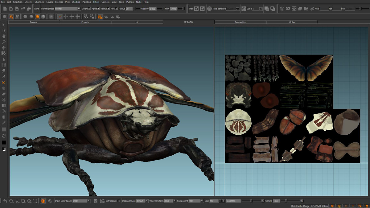 CGI Sculpt Zbrush Maya Autodesk arnold texturing making of