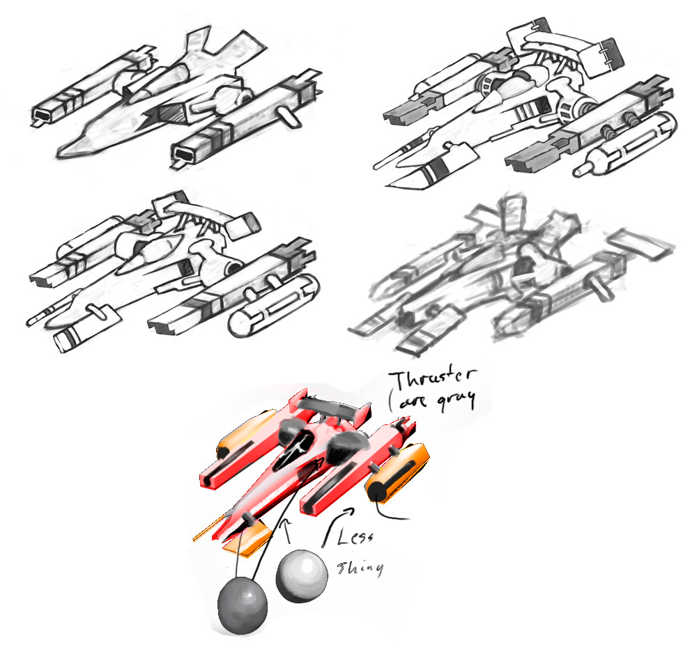 ftc game spaceship mobile 3D Space  blender