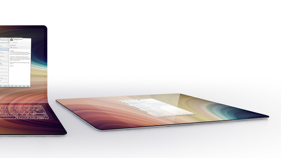 flexible display notebook tablet desktop mobile