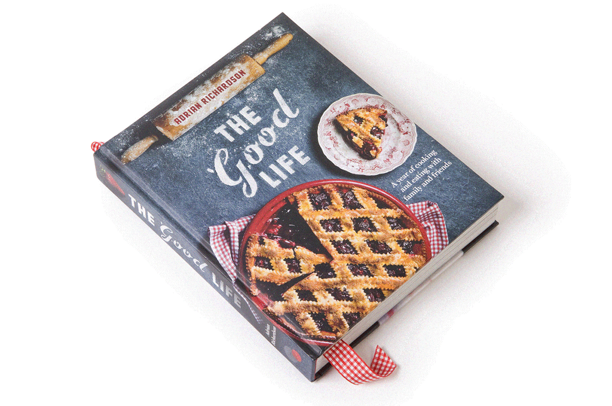 Bespoke Typography custom typography Cook Book recipe book food photography styling  HAND LETTERING ribbon editorial