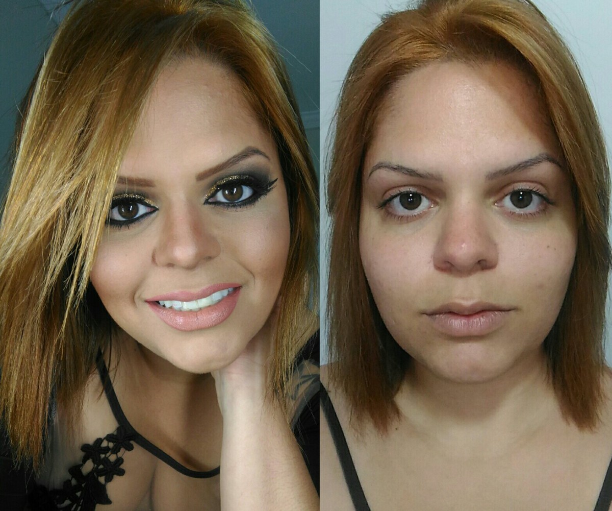 make makeup maquiagem maquillage Before and After
