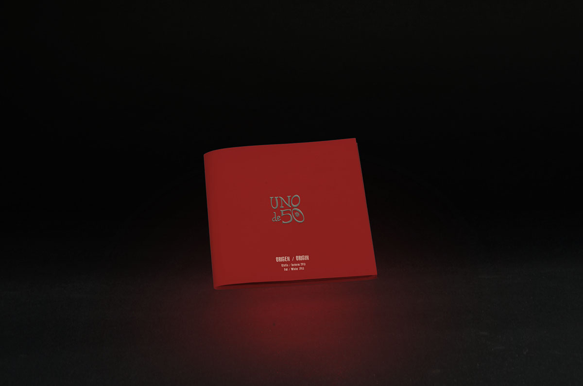 unode50 Invitation Event Catalogue brand red