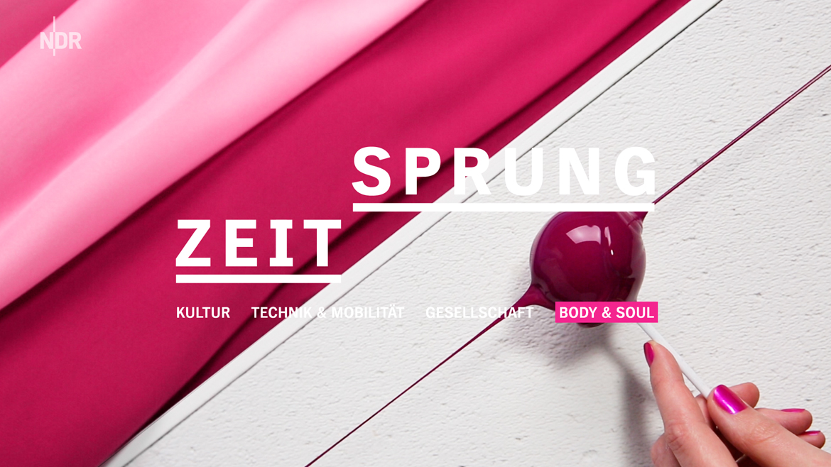 NDR Zeitsprung On-Air animation  tv branding  intro title design arts and crafts broadcast