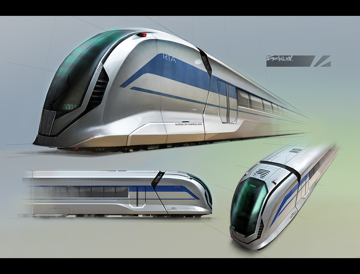 train dubai metro subway design concept transportation