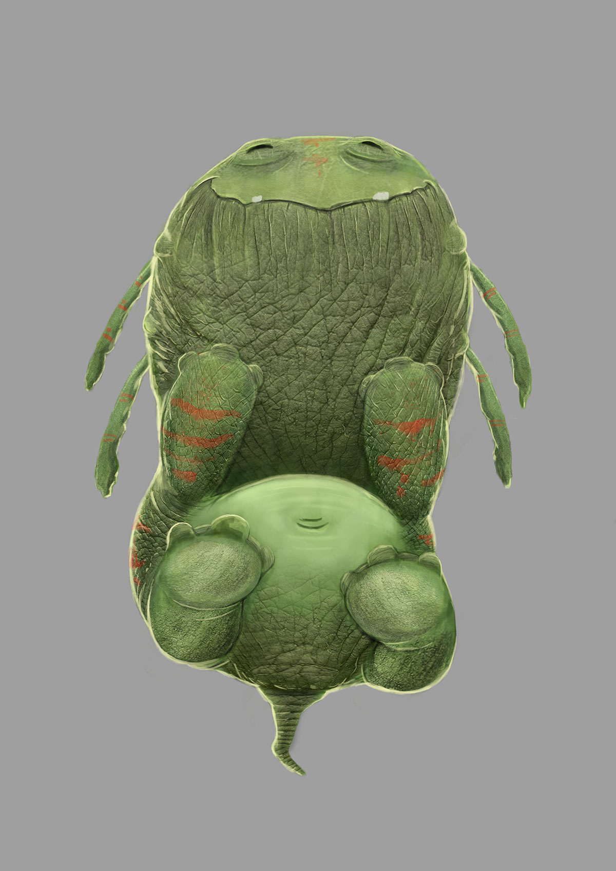 monster Critter GLUMBER photoshop 2D 3D Character creature
