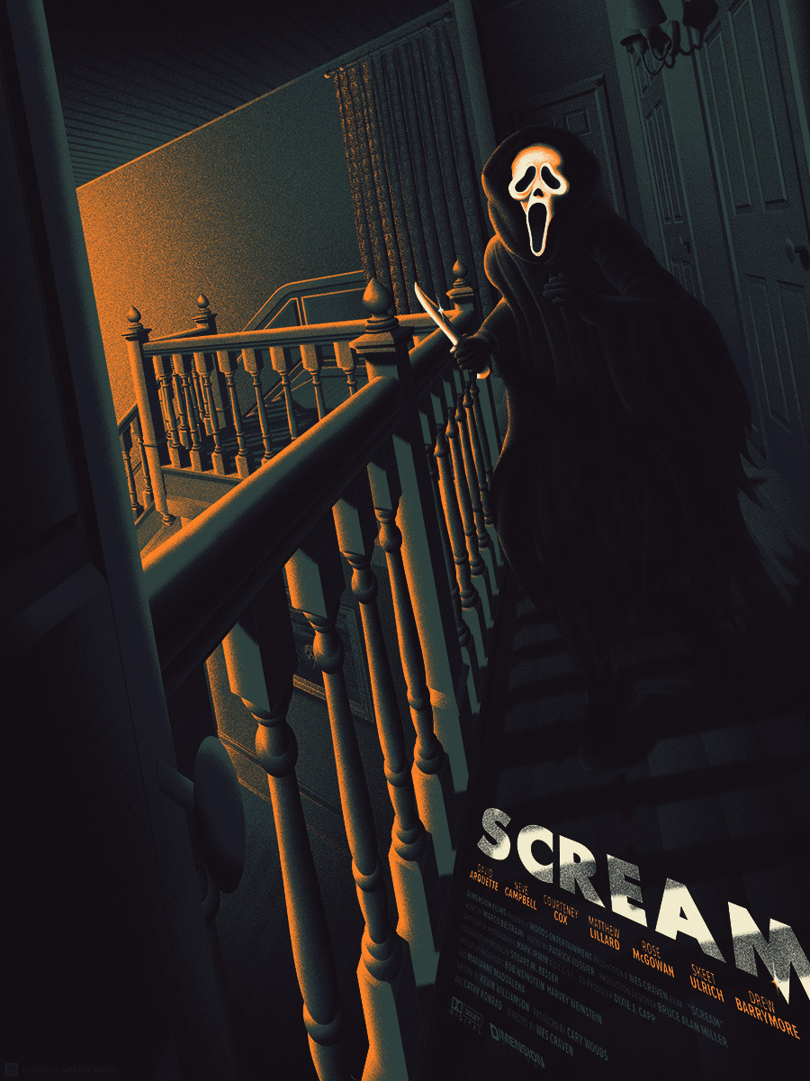 Ghostface Scream 1996 Poster Variant