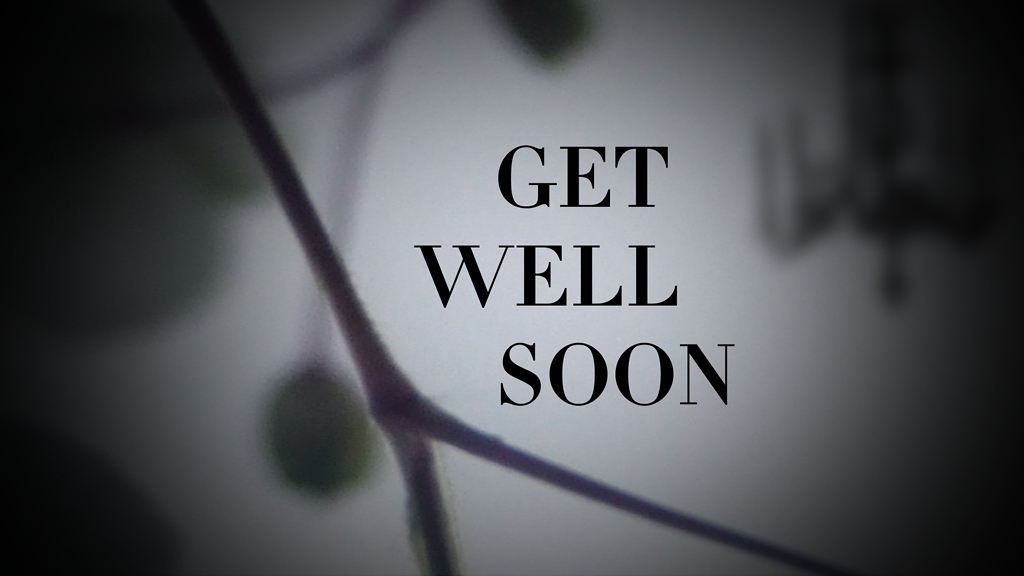 Get Well Soon title design Opening Title documentation