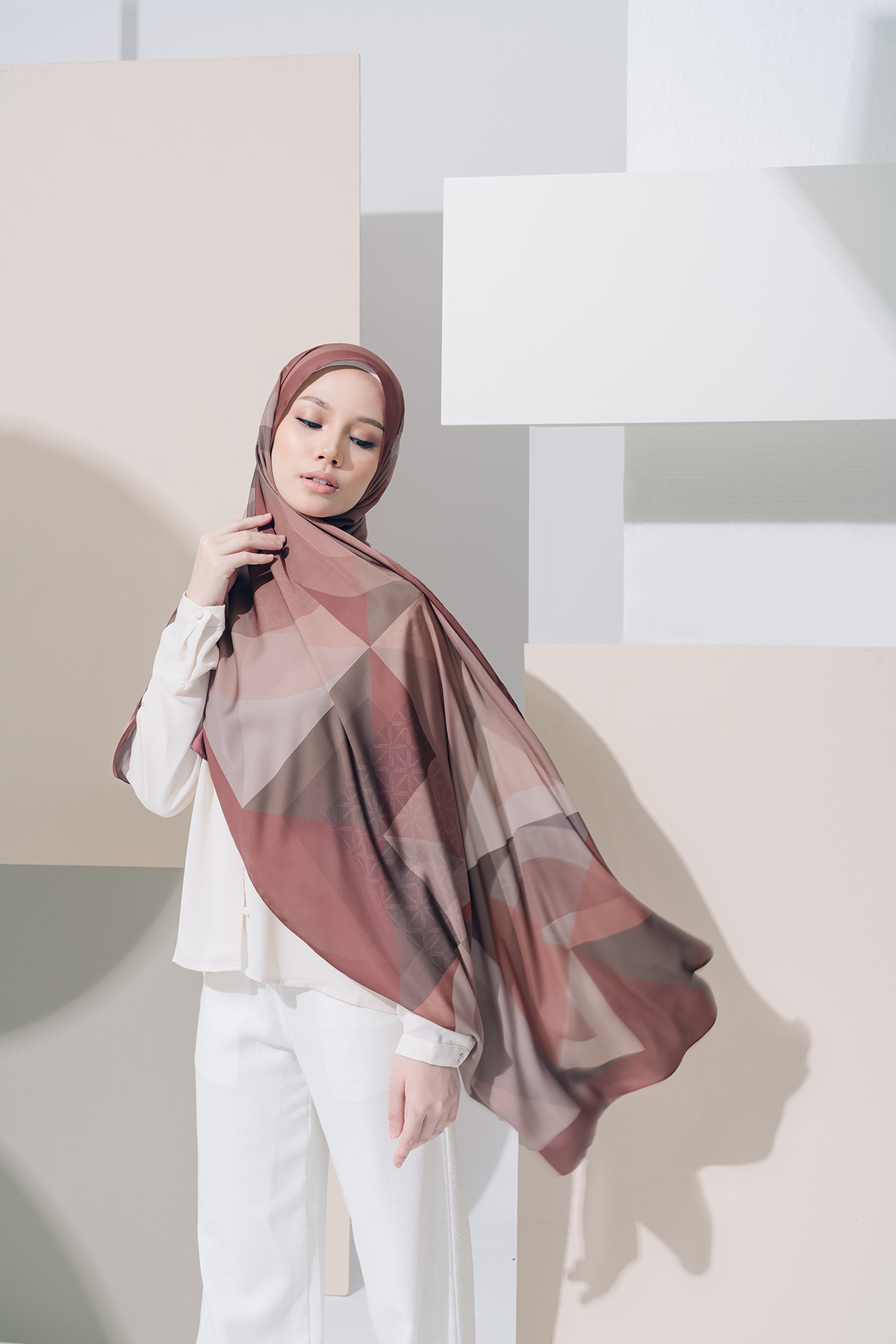fabric design fashion design hijab hijab design printed scarf scarf design textile design  typography  