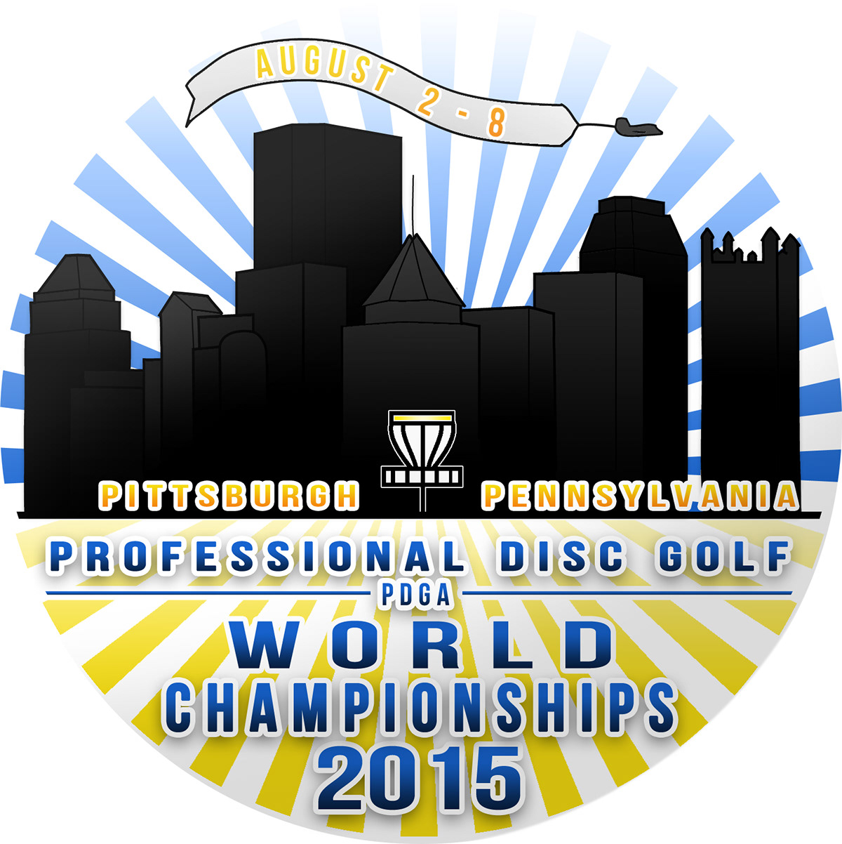 Disc Golf PDGA PDGA World Championships PDGA 2015 World championships logo contest