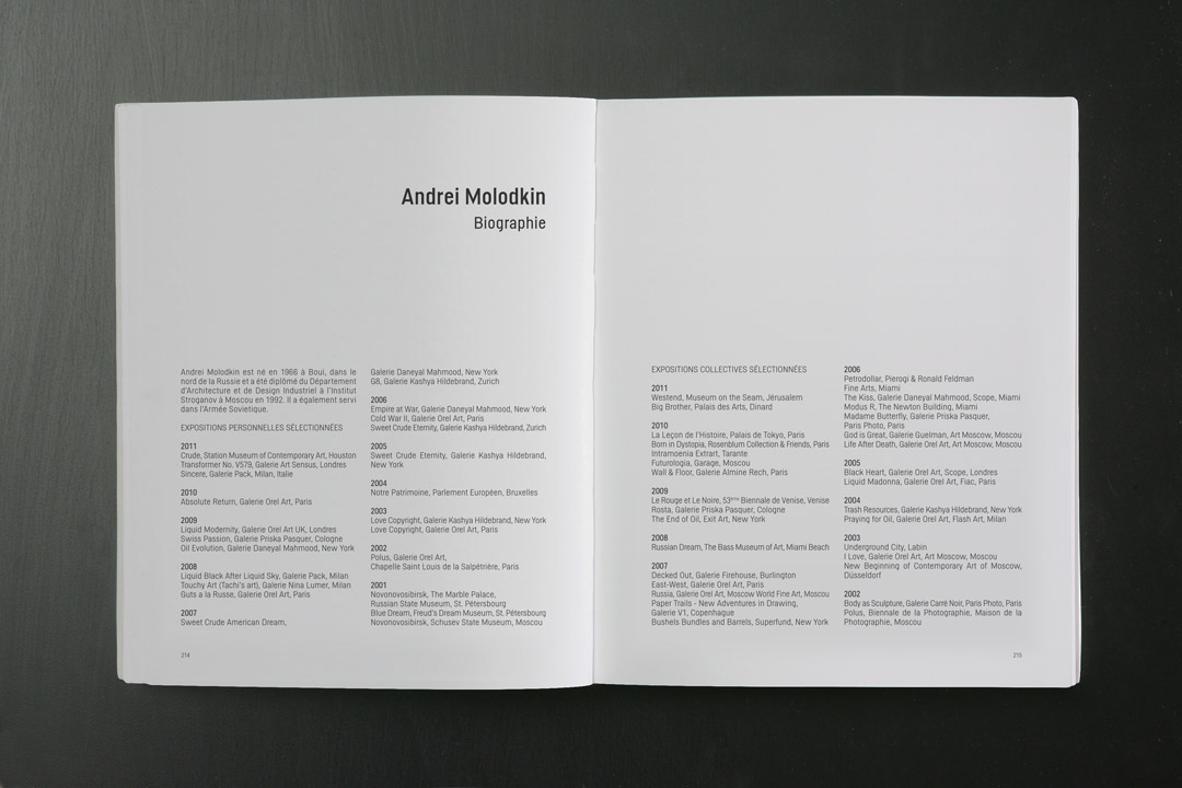 Anthony Martin  Andrei Molodkin  Absolute Return art mise en page Layout book museum Lorand Hegyi Tupitsyn art sensus