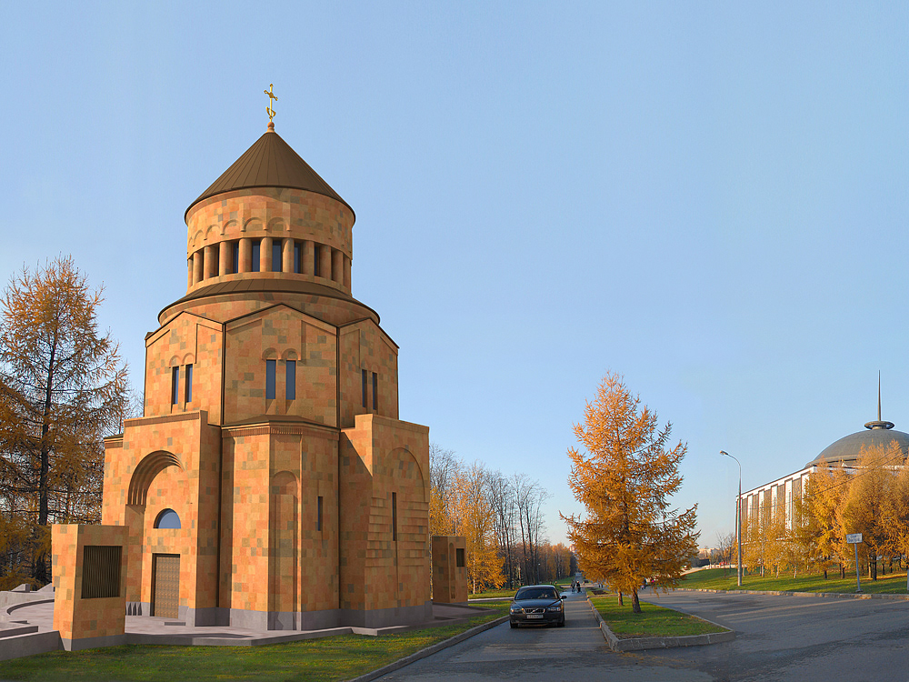 Armenian church Moscow poklonnaya gora poklonnaya hill