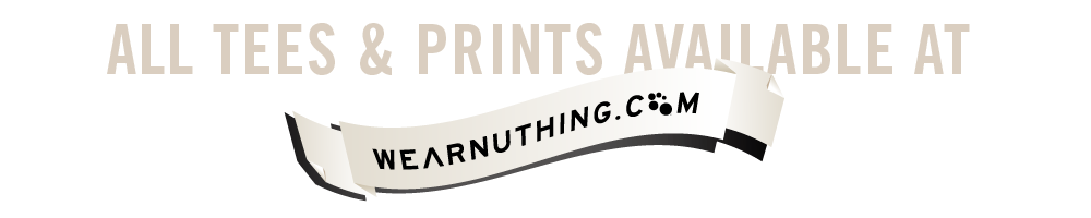 nuthing nuthing clothing co. tee shirts prints apparel skate Surf snow collage