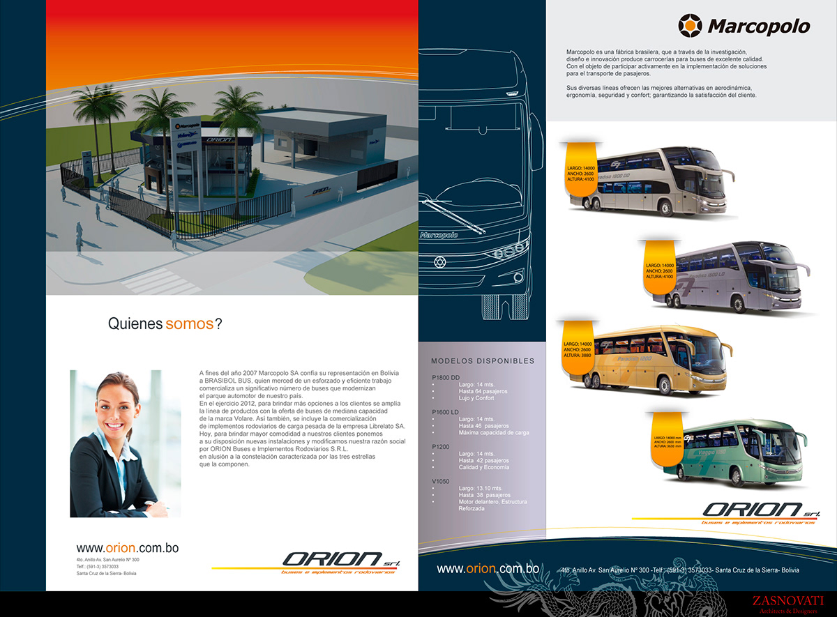fleets brochure buses marcopolo heavy machinery visual identity Brand Design design visual image