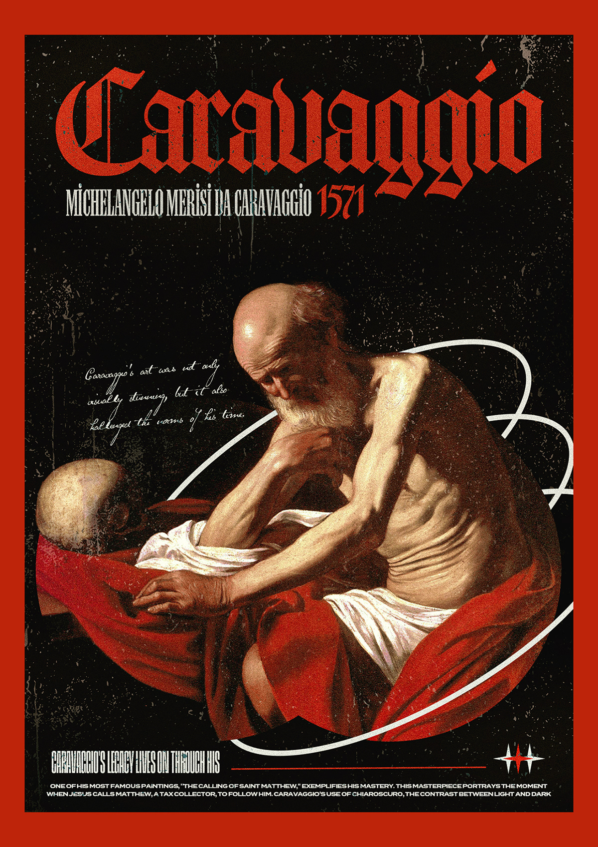 Poster Design Caravaggio.