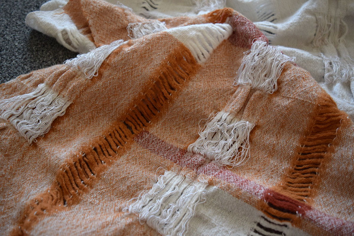 Textiles fabric weaving Woven handwoven Handweaving Warp weft felt