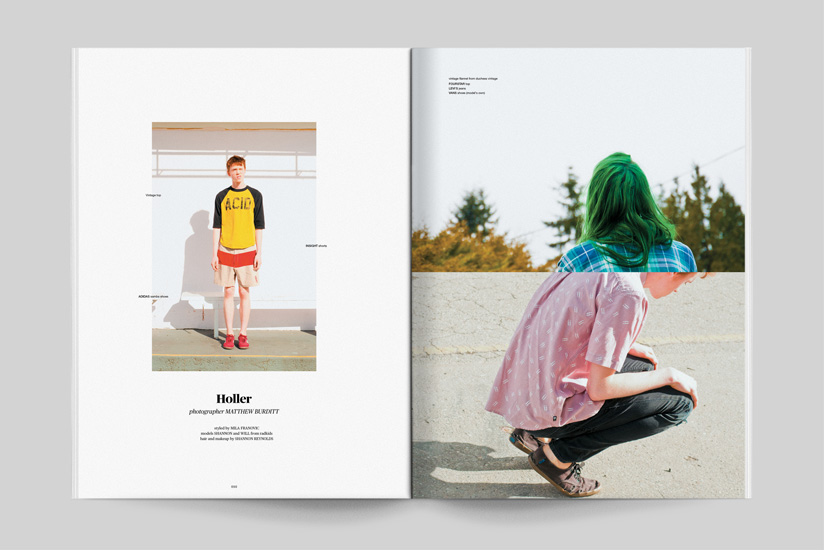 Color Magazine skateboarding redesign magazine editorial grid