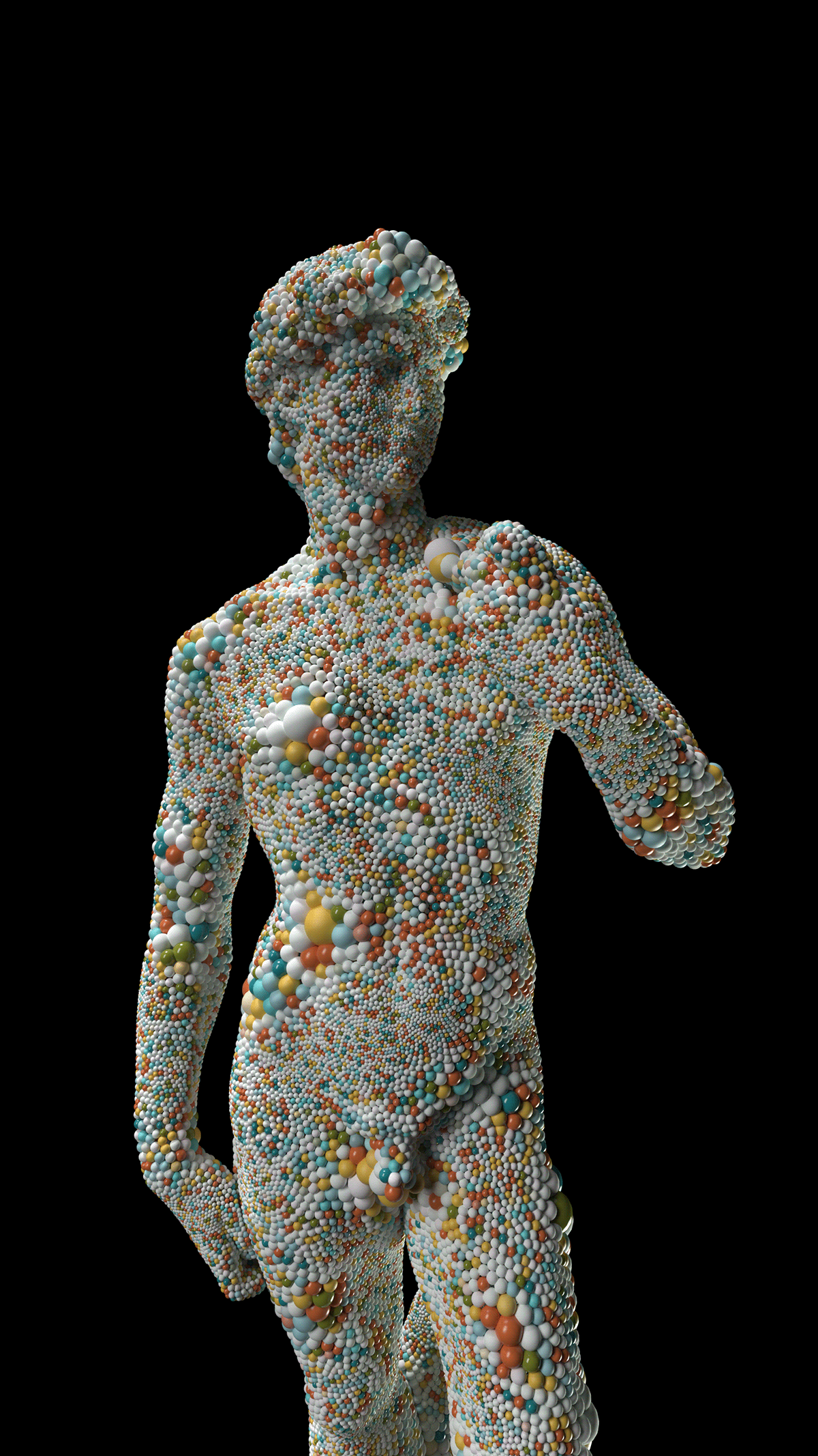 3D colours concept conceptart Florence houdini modeling Procedural sculpture