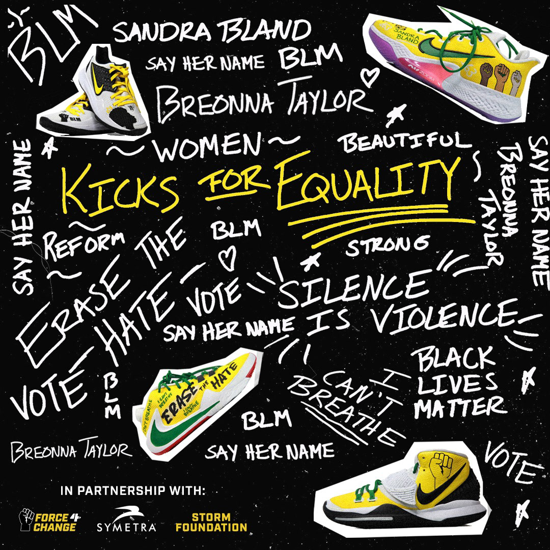 custom sneakers equality reform WNBA