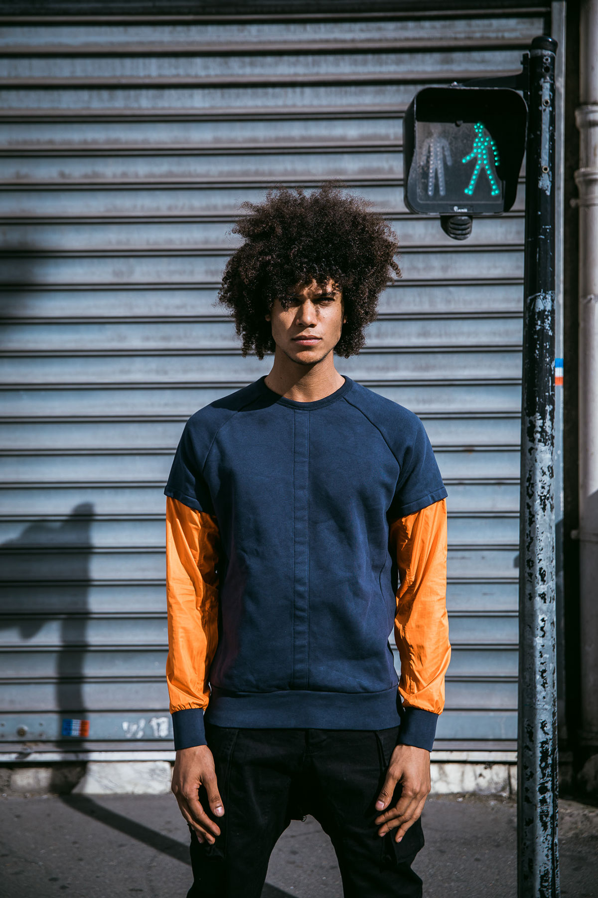 men brother afro city Street editorial Style Paris