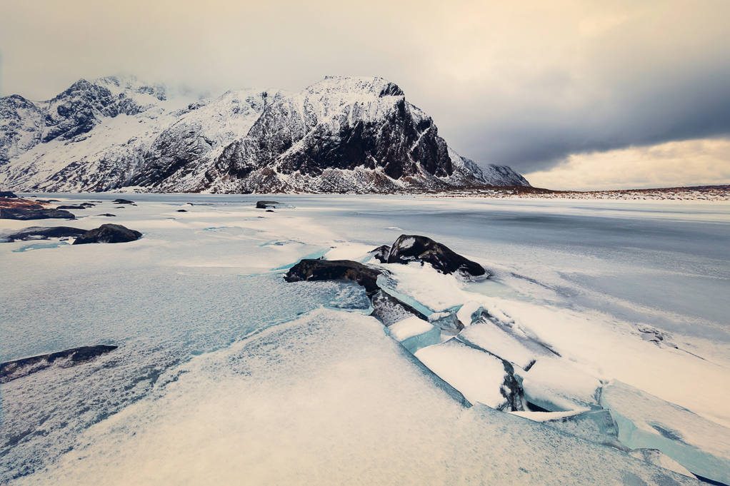 lofoten norway winter reine mountains snow FINEART landscapes Travel beach cold ice nordnorge north Arctic