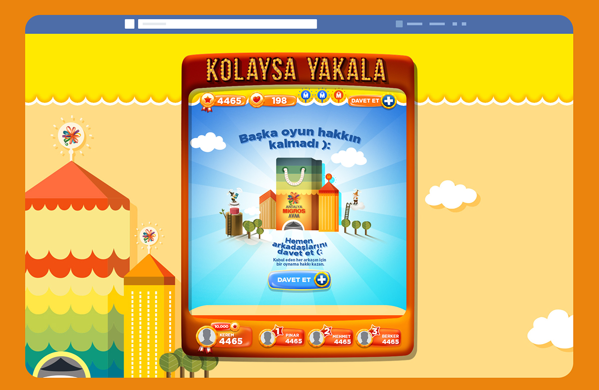 facebook advergame game digital antalya Migros mall Gurukafa social application app Icon