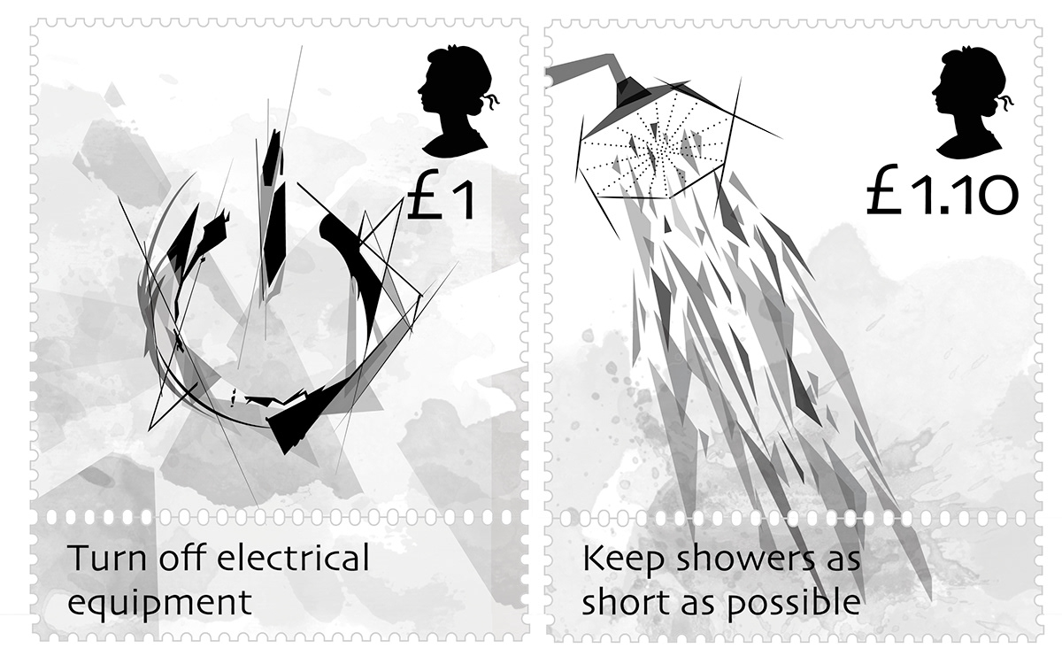 Rsa  Stamps environment shadow light stamps Global save earth eco friendly green Nature