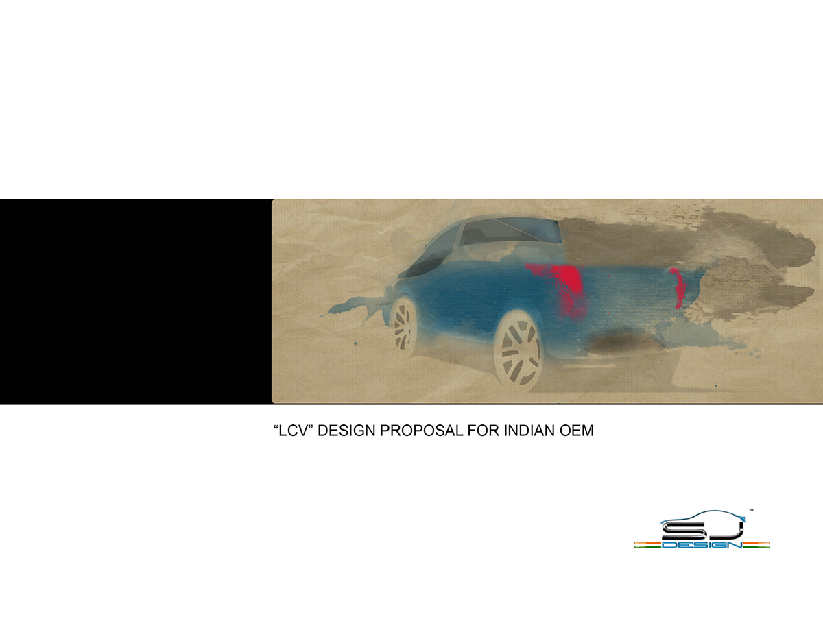 lcv Pick up vehicle Automotive design