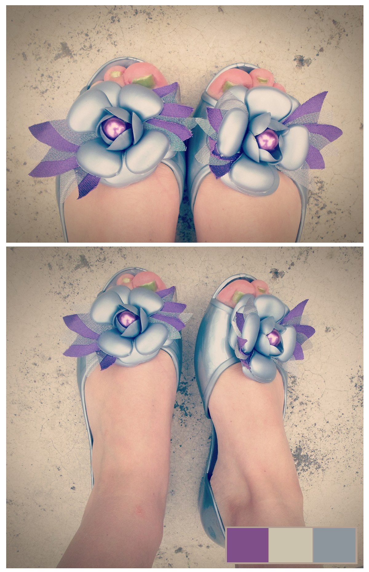 shoes Flowers design blossom bloom