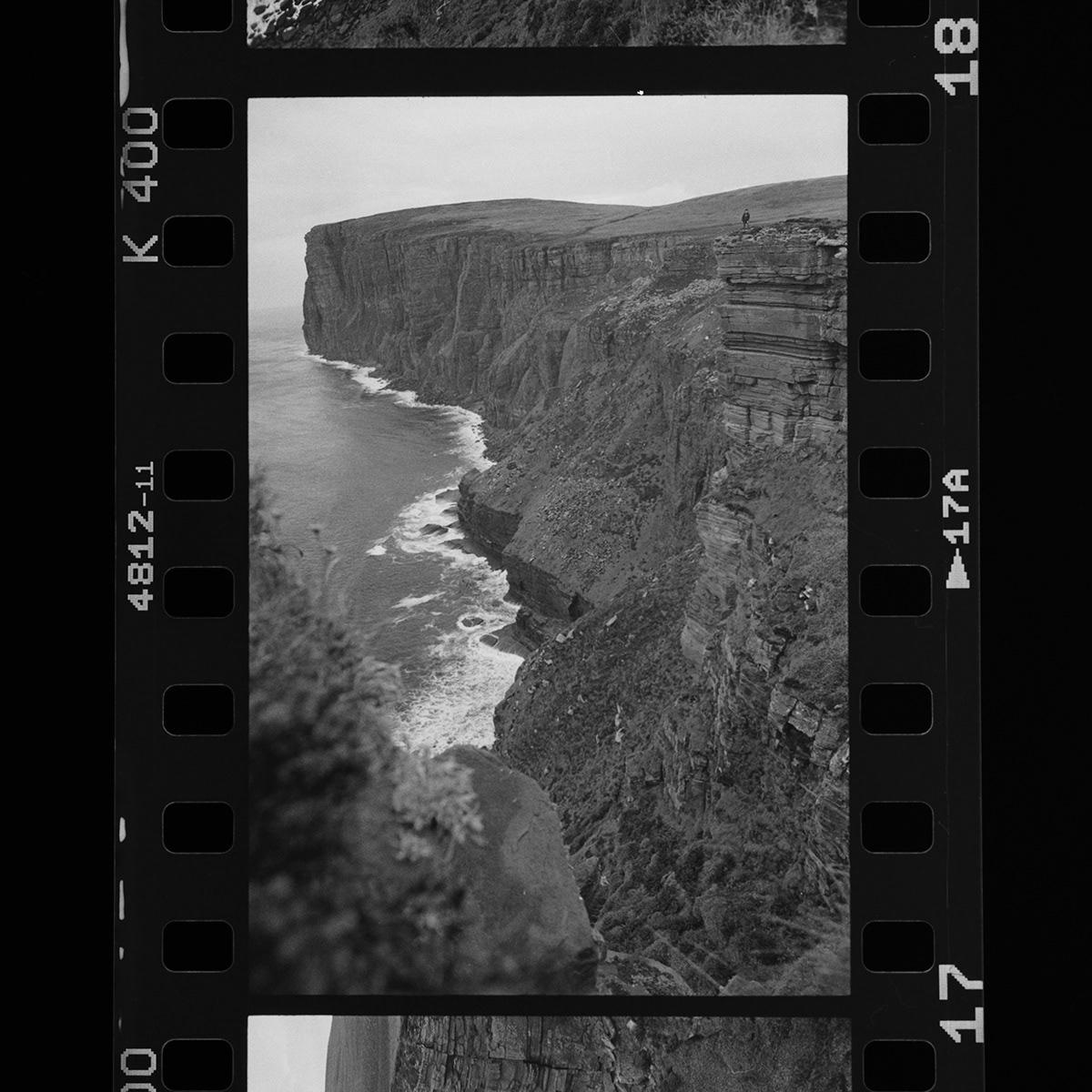 35mm black and white film photography Orkney