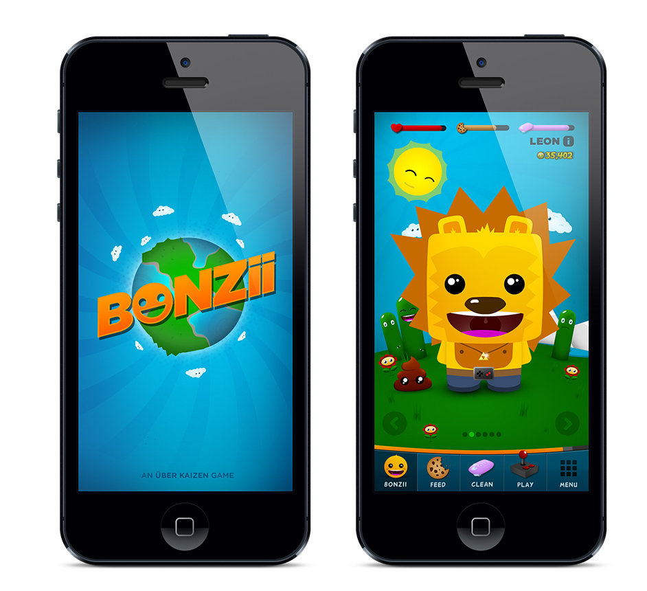 bonzii  iOS phone design app design