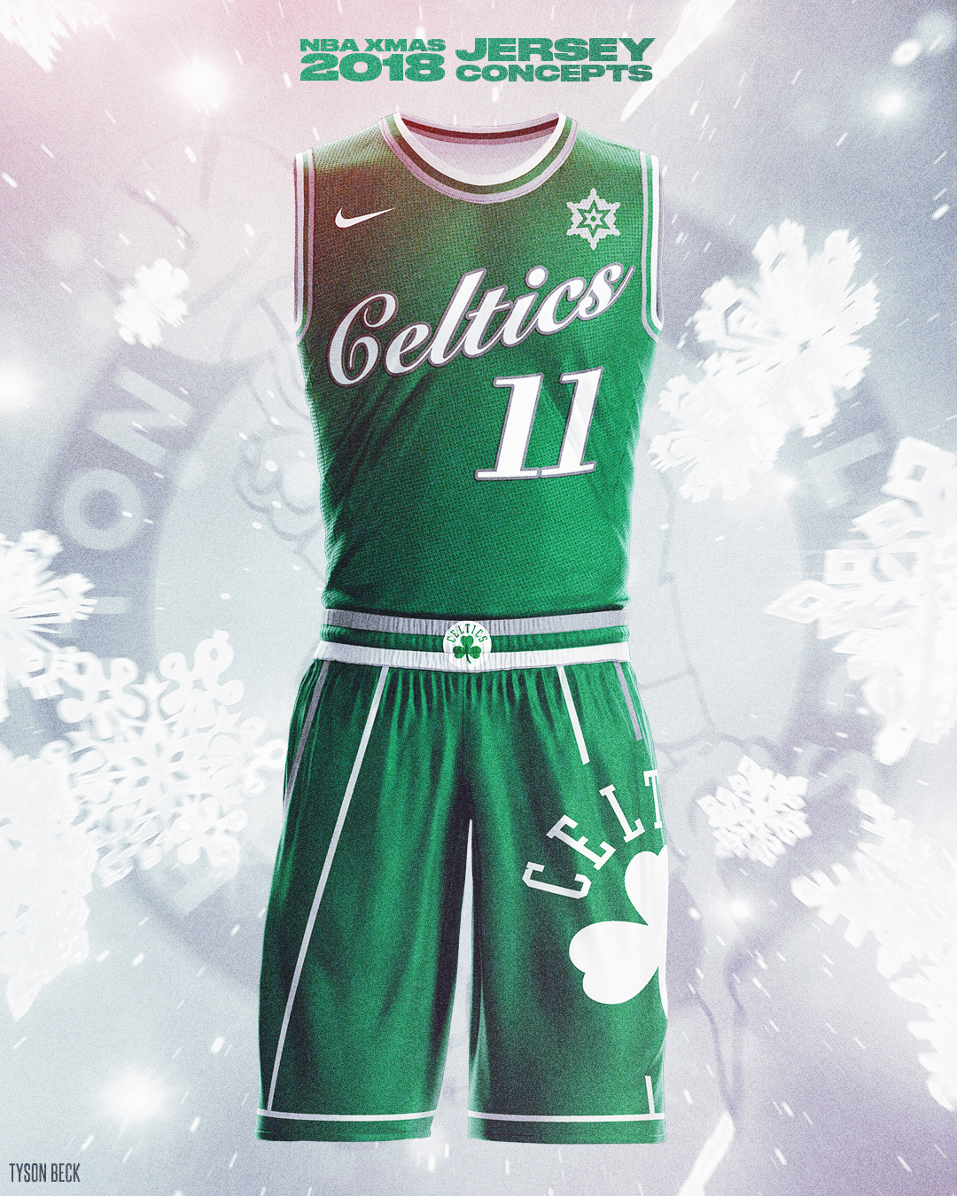 NBA x NIKE 2018 Christmas Day Jersey Concepts on Behance Nba Christmas Jerseys