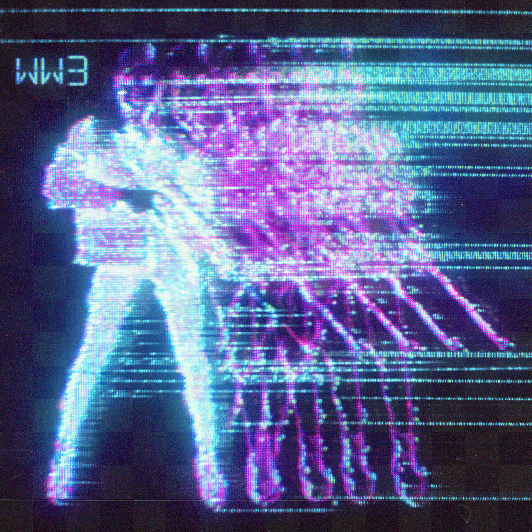 Glitch Sci Fi vaporwave aesthetic vhs glitch art circuit bent Cyberpunk