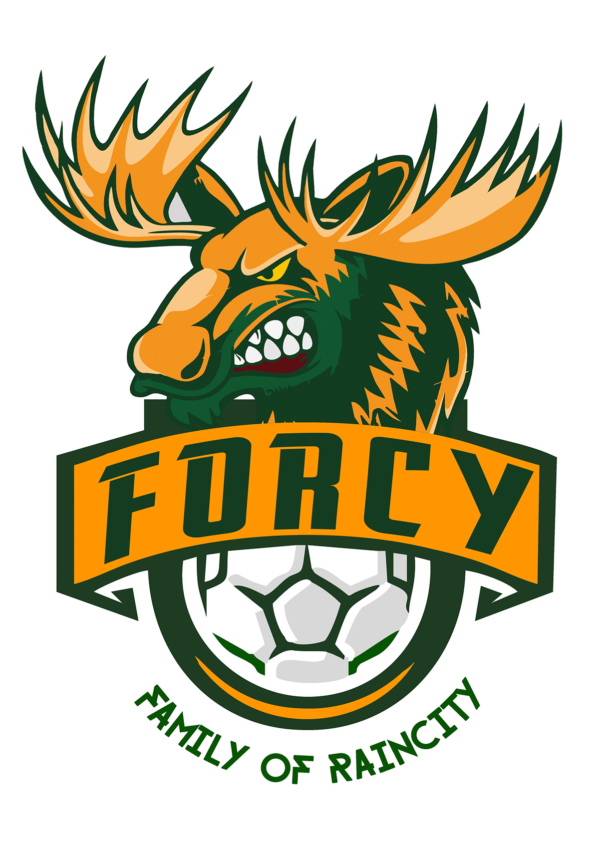 design football jersey soccer official forcy indonesia Bogor Rain City Graphic Designer deer art