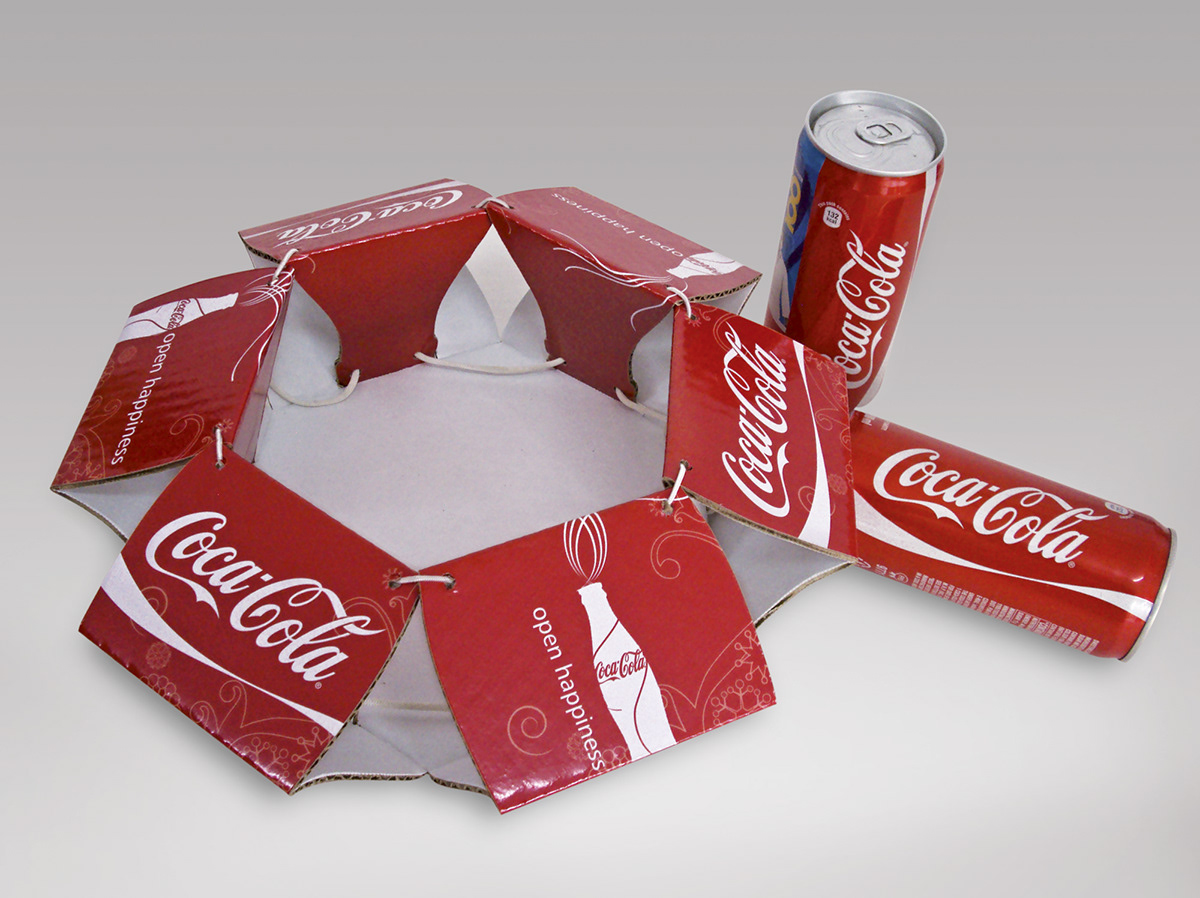 Coca Cola  gift pack  creative packaging