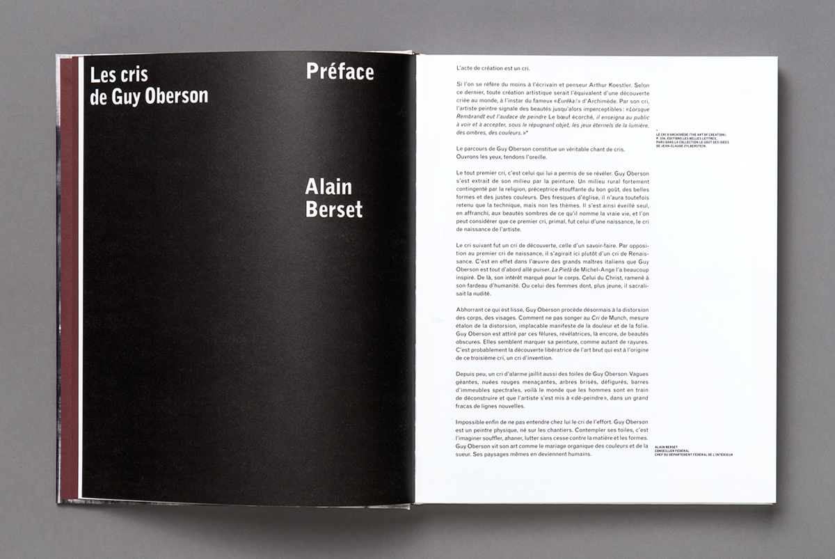 book black White Paintings graphic design publication artist swiss Switzerland type grid