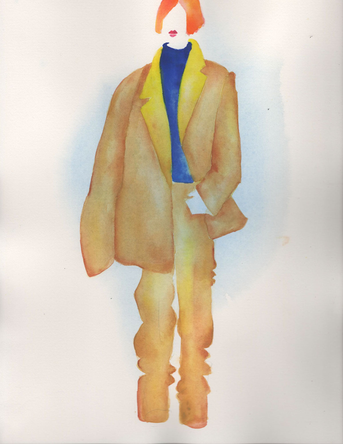 watercolor fashion illustration amy stoltenberg