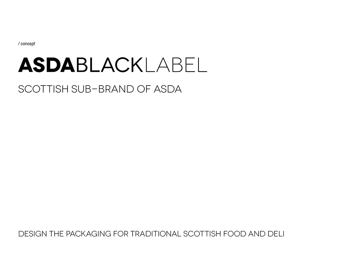 Pack Food  scottish Whisky jam tea teas jams scotch asda scotland identity sub-brand Private label capsule