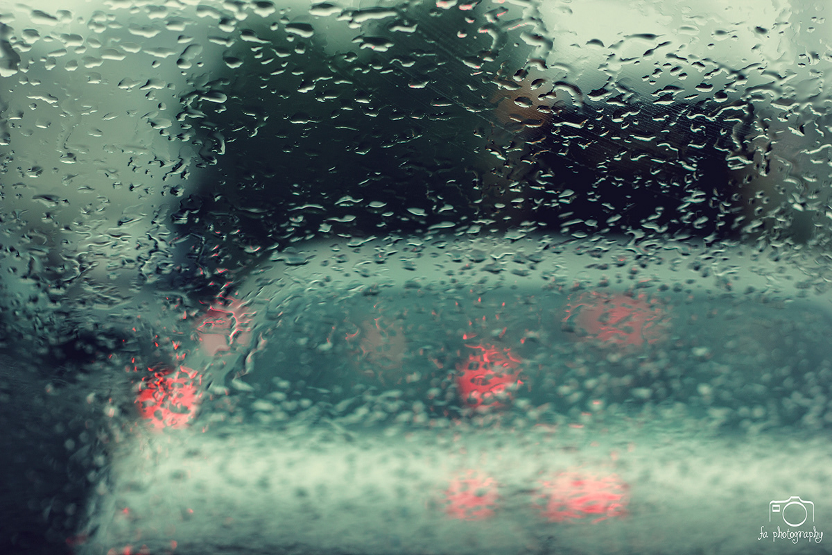 #drop #water #waterdrop #rain #bad #badweather #car #inside car #street #weather #lights