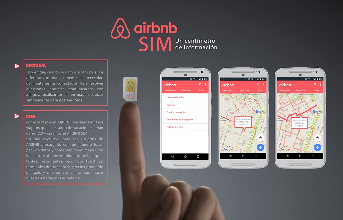 Board idea chip airbnb Activación