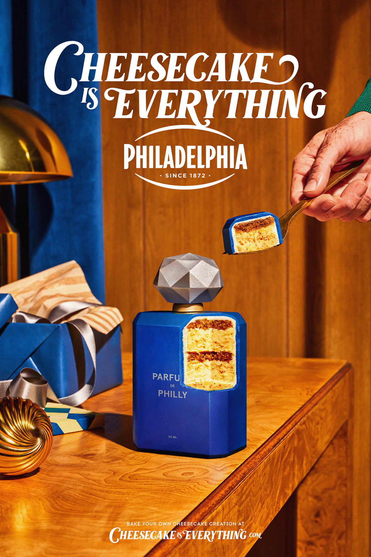 boots camera cheesecake Christmas holidays kraft heinz perfume Philadelphia Cream Cheese Philly purse