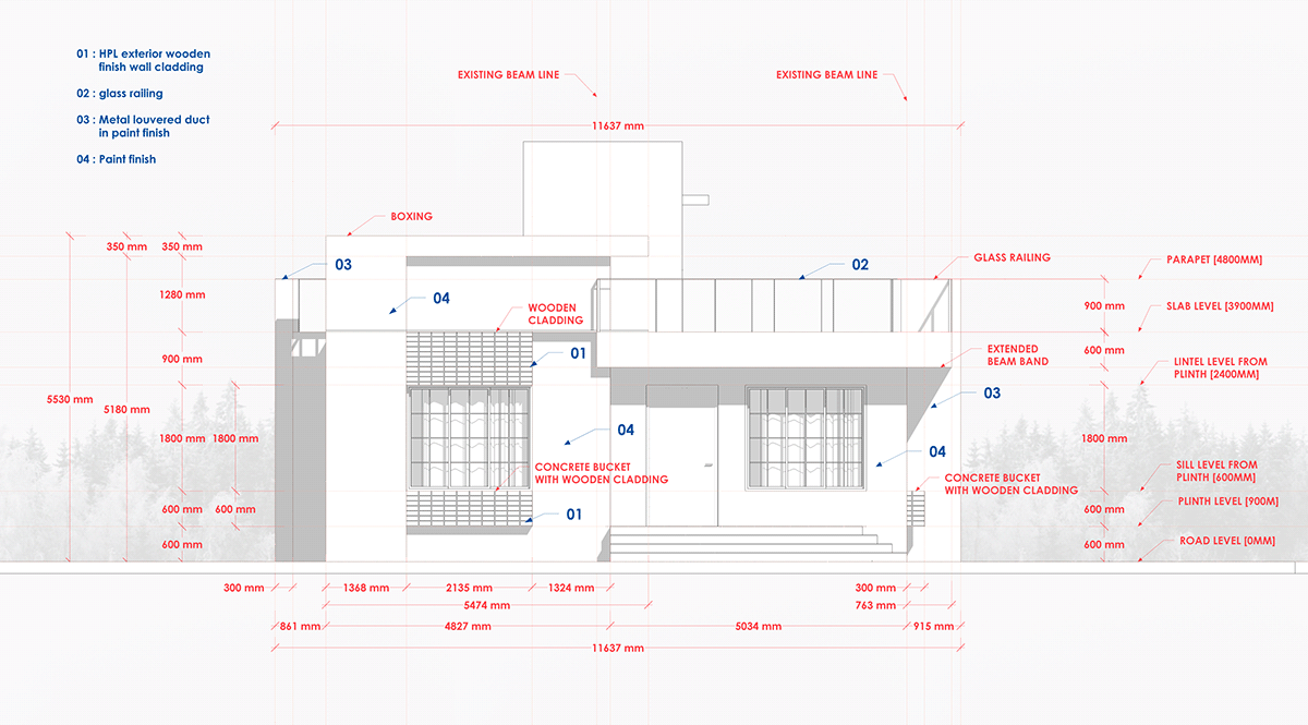 architect architecture interior designer modern ongrid.design PUNE Render visualization