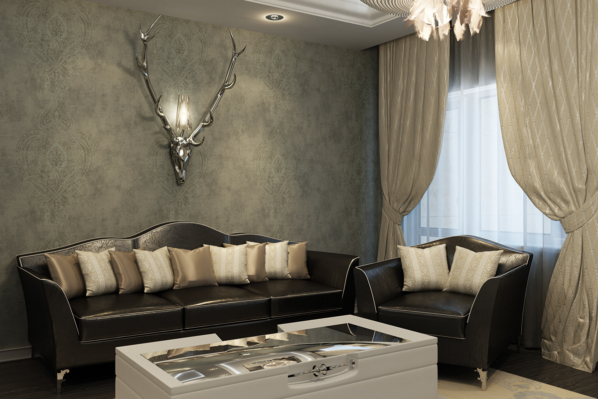 Interior living room design