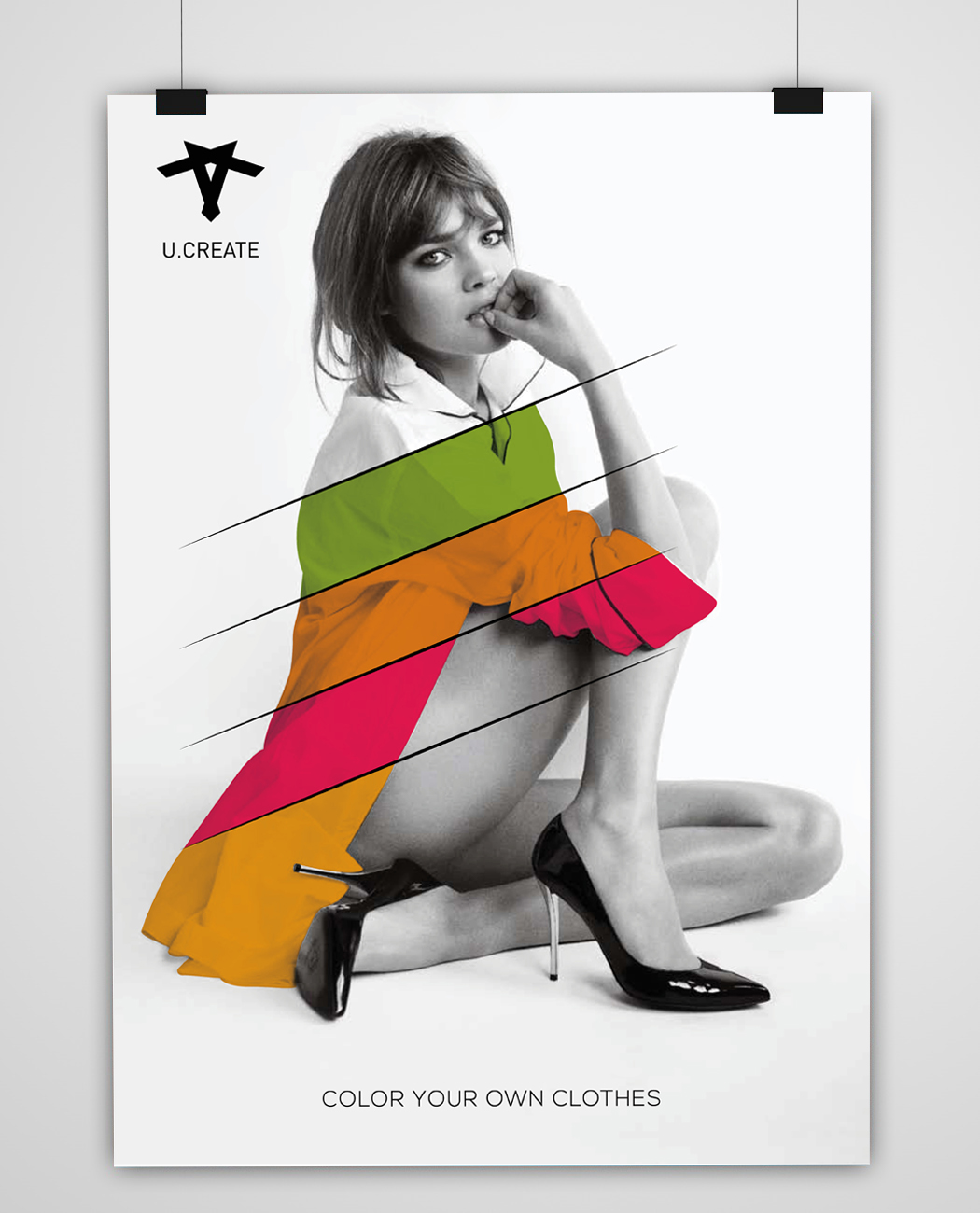 marque vêtement clothes logo Couleur color pub activation affiche poster moodboard mailing conceptboard   Layout mark