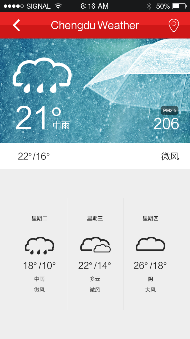 weather ios app phone news
