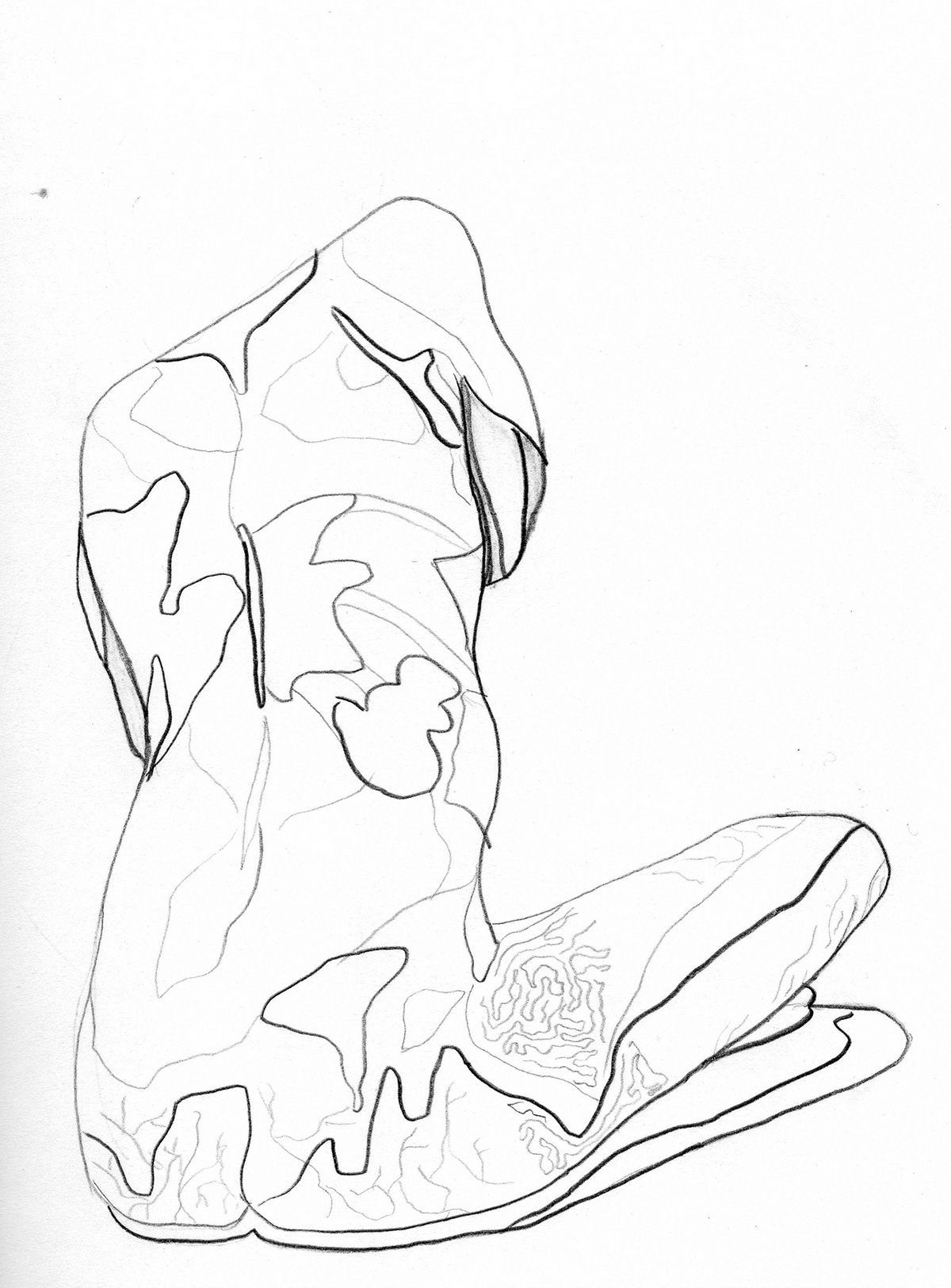 body naked ink drawings