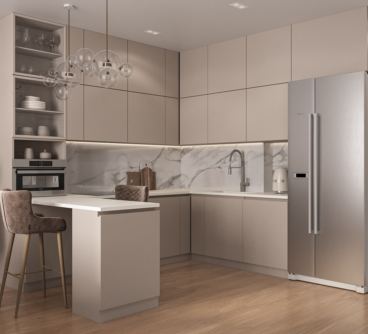 дизайн кухни  kitchen design visualization 3d Visualisation 3д визуализация 3д визуализатор дизайн интерьера interior design  Визуализация интерьера