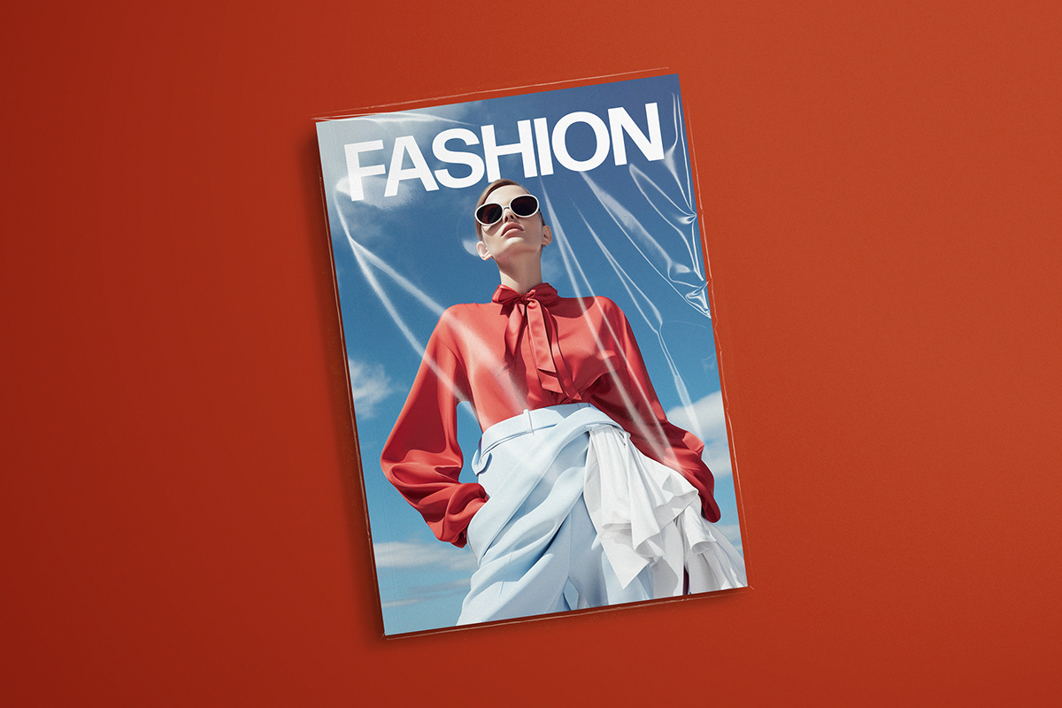 free freebie Mockup magazine editorial Fashion  Layout realistic a4 pages