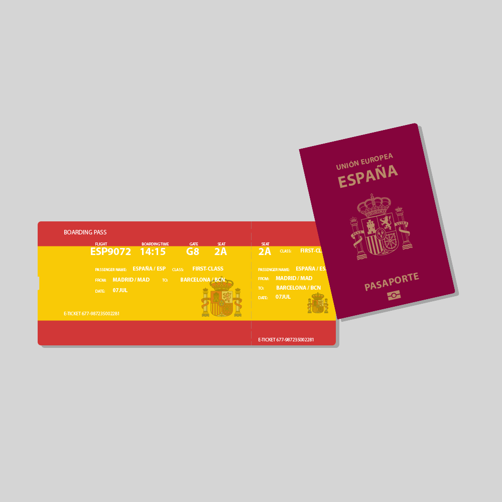 airline Airline Ticket concept cool countries country Diversity idea modern new