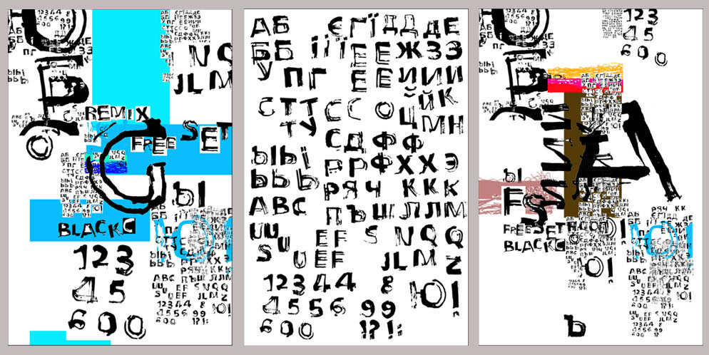 type font fonts types REMIX Freeset newfont accidental accidentalfont handmade